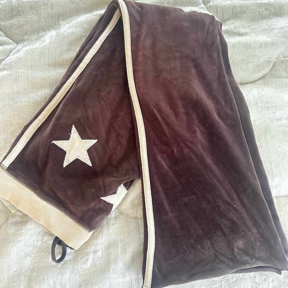 Women's Brown Velvet sport Pants